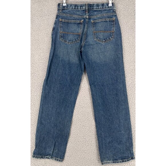 Arizona Jeans Relaxed Youth Boys Dark Wash Denim Jeans Size 16 Regular - Picture 9 of 11